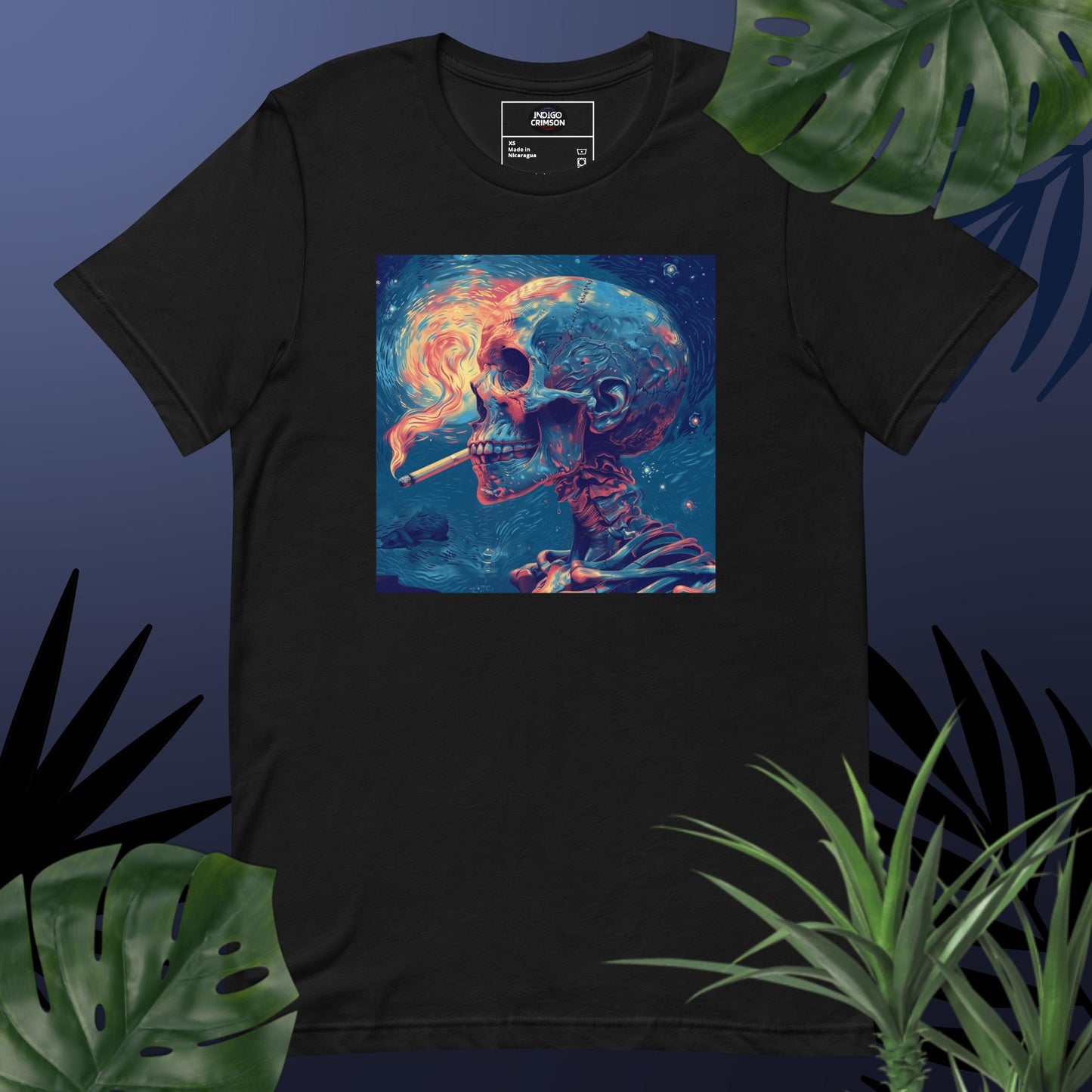 IndigoCrimson SkeleCig Dream Tee