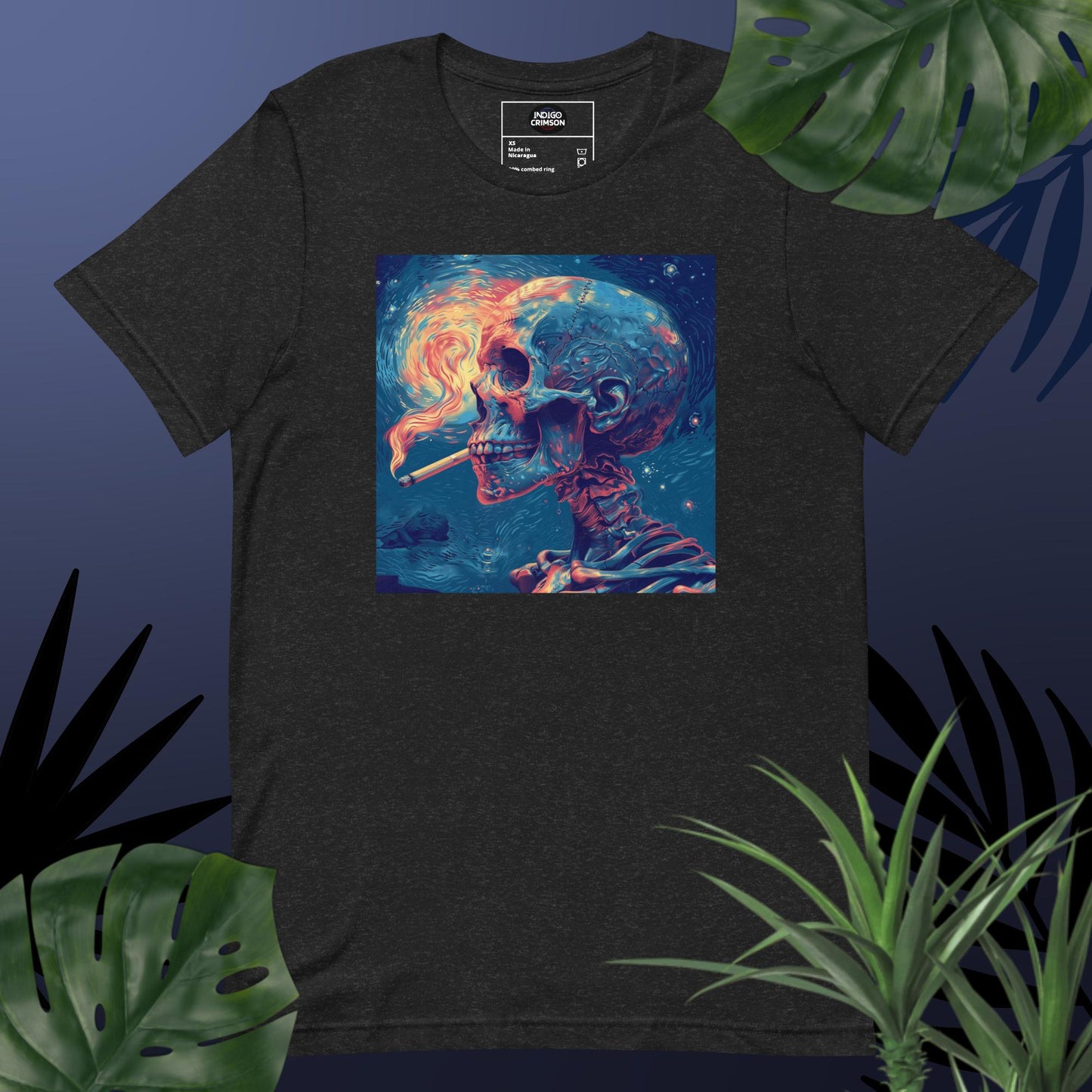 IndigoCrimson SkeleCig Dream Tee