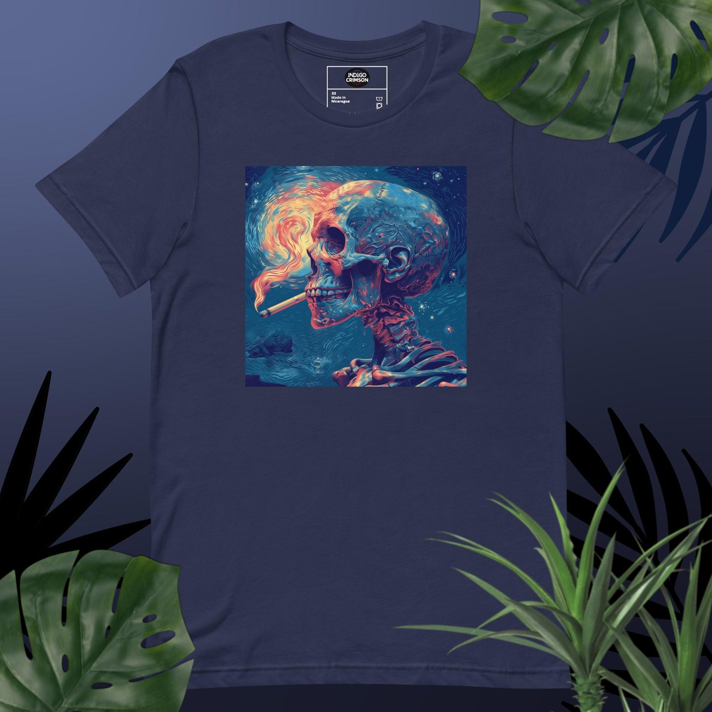 IndigoCrimson SkeleCig Dream Tee