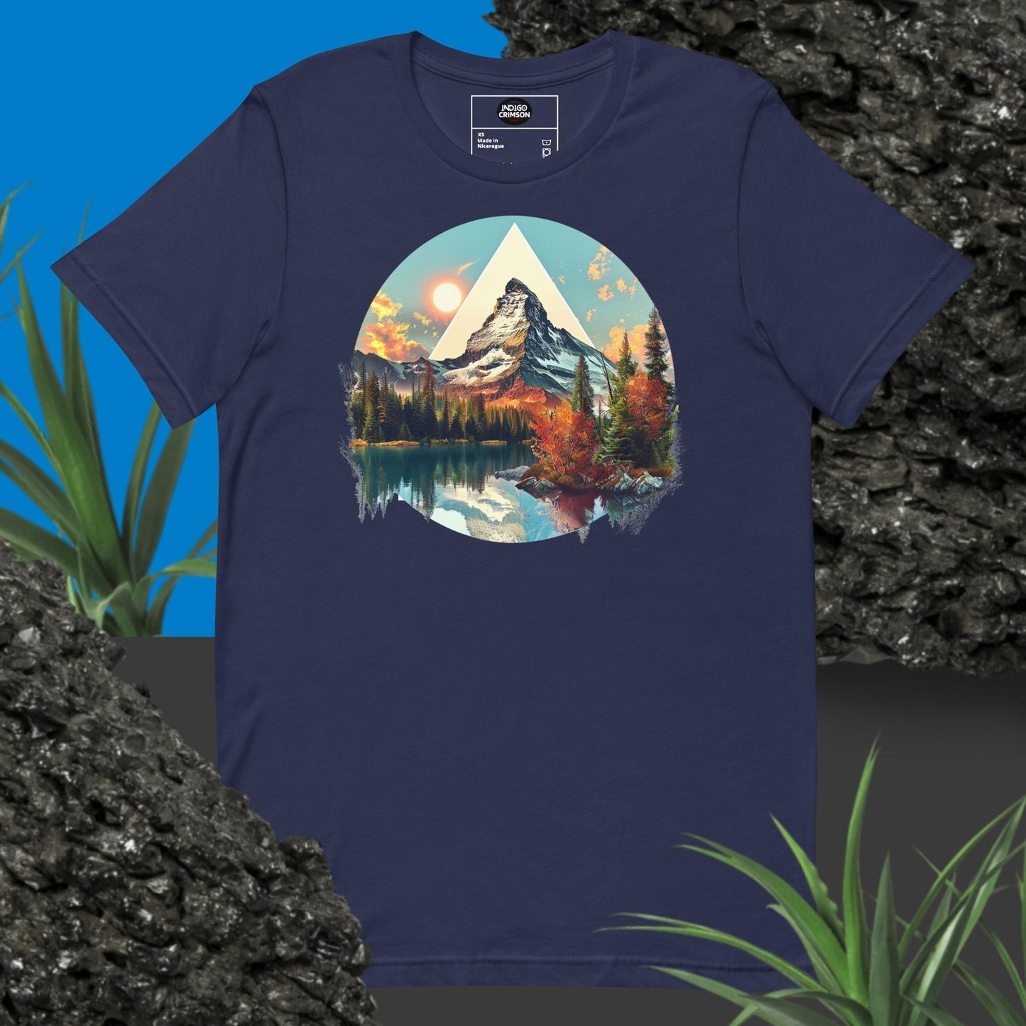 IndigoCrimson Trinity Mountain Tee