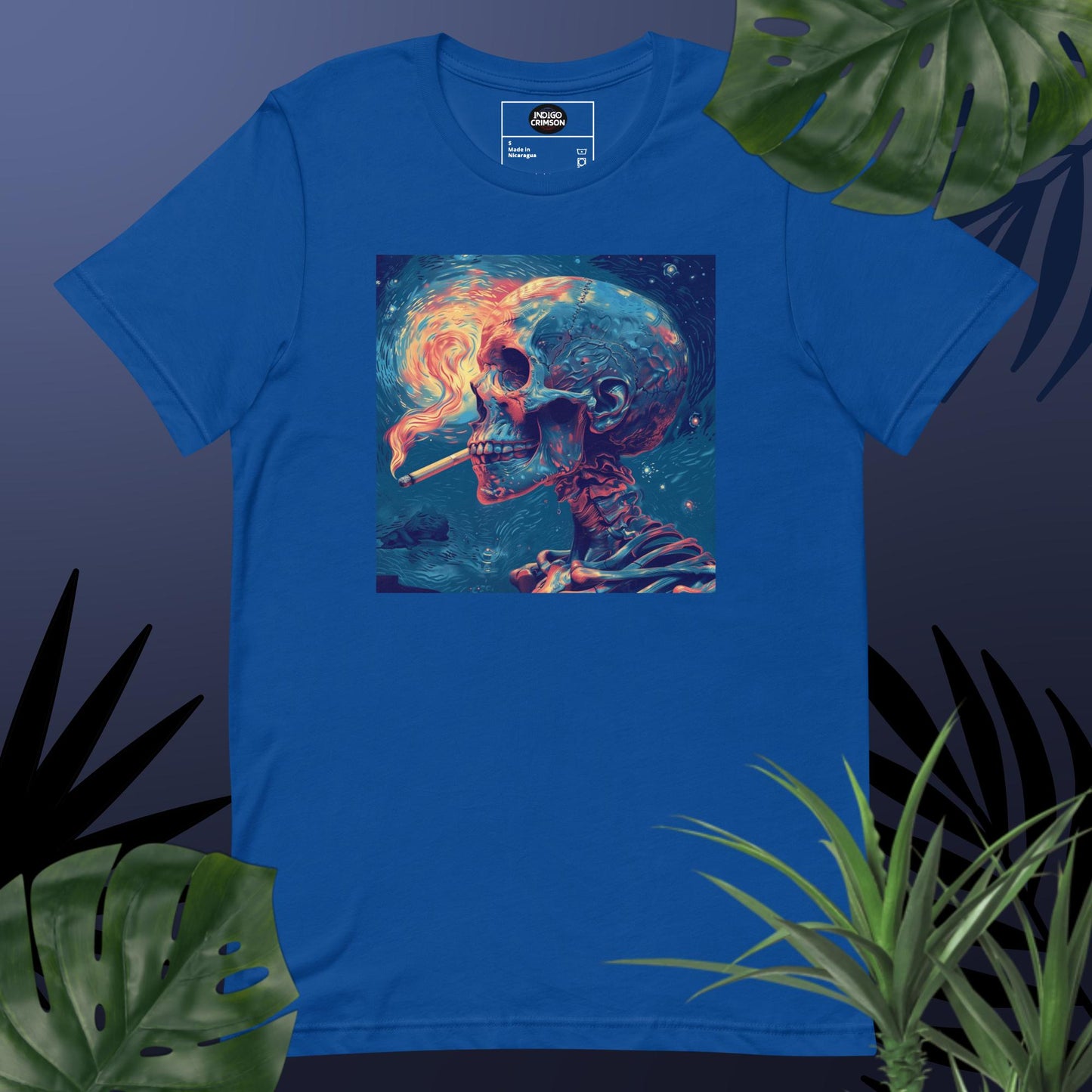 IndigoCrimson SkeleCig Dream Tee