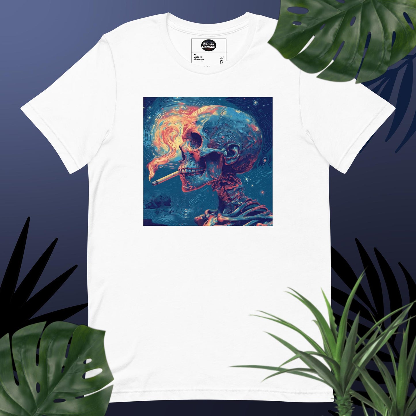 IndigoCrimson SkeleCig Dream Tee